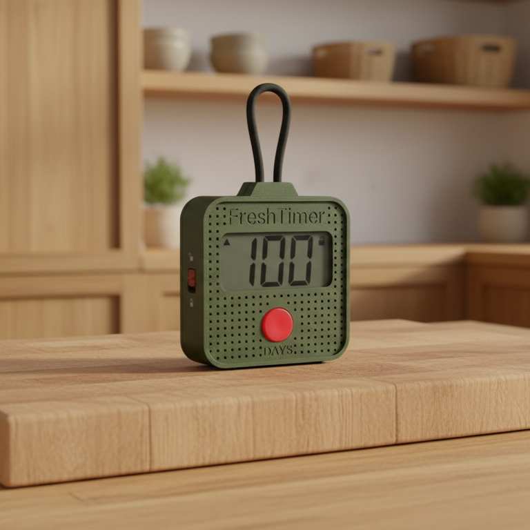 FreshTimer - Day Tracking Timer mit Count-Up und Count-Down Funktion zur Bestimmung von Tagen und Temperaturschwellen