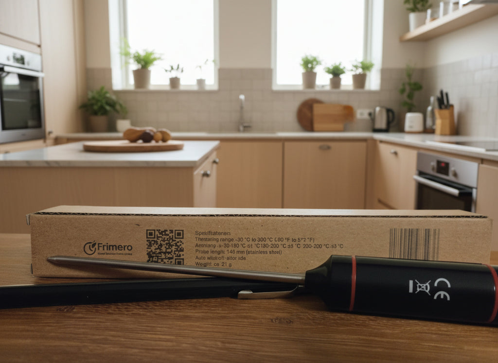 FreshPen - cooking thermometer, digital LCD thermometer, roasting thermometer, meat thermometer, children's food and much more.