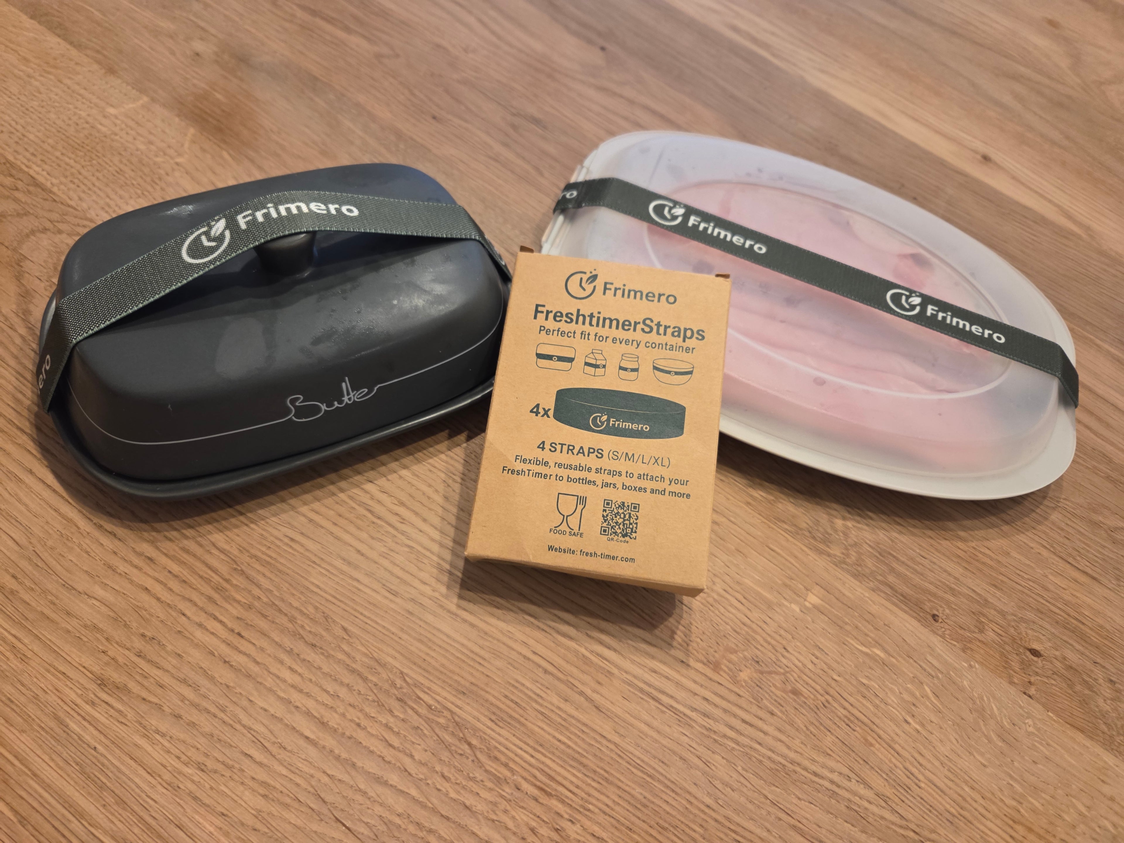 Frimero FreshTimerStraps - Flexible fastening straps for your FreshTimer, universally applicable - set of 4 (S/M/L/XL)