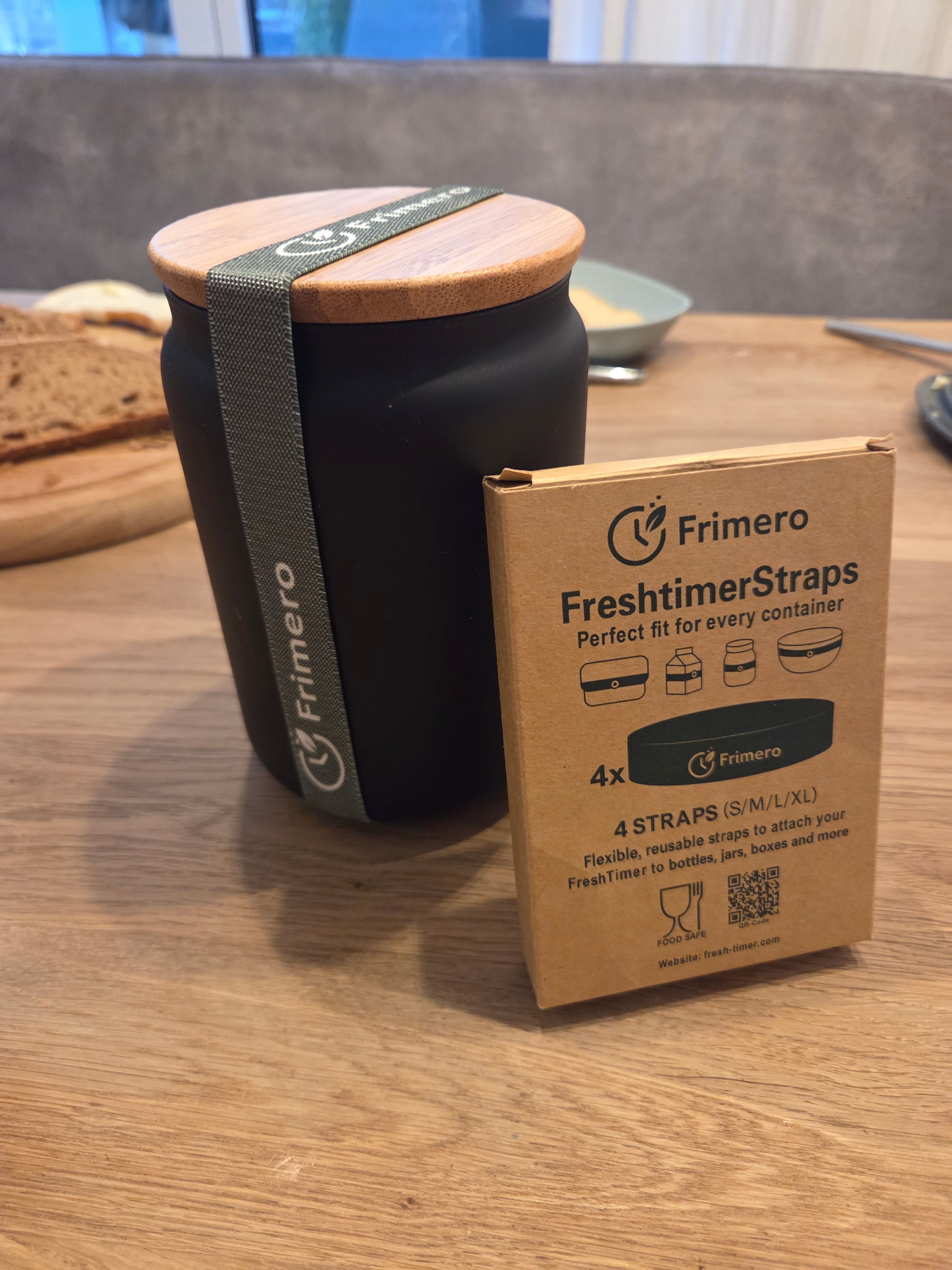 Frimero FreshTimerStraps - Flexible fastening straps for your FreshTimer, universally applicable - set of 4 (S/M/L/XL)