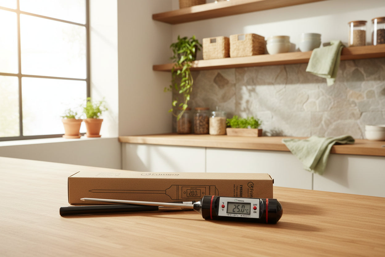 FreshPen - cooking thermometer, digital LCD thermometer, roasting thermometer, meat thermometer, children's food and much more.